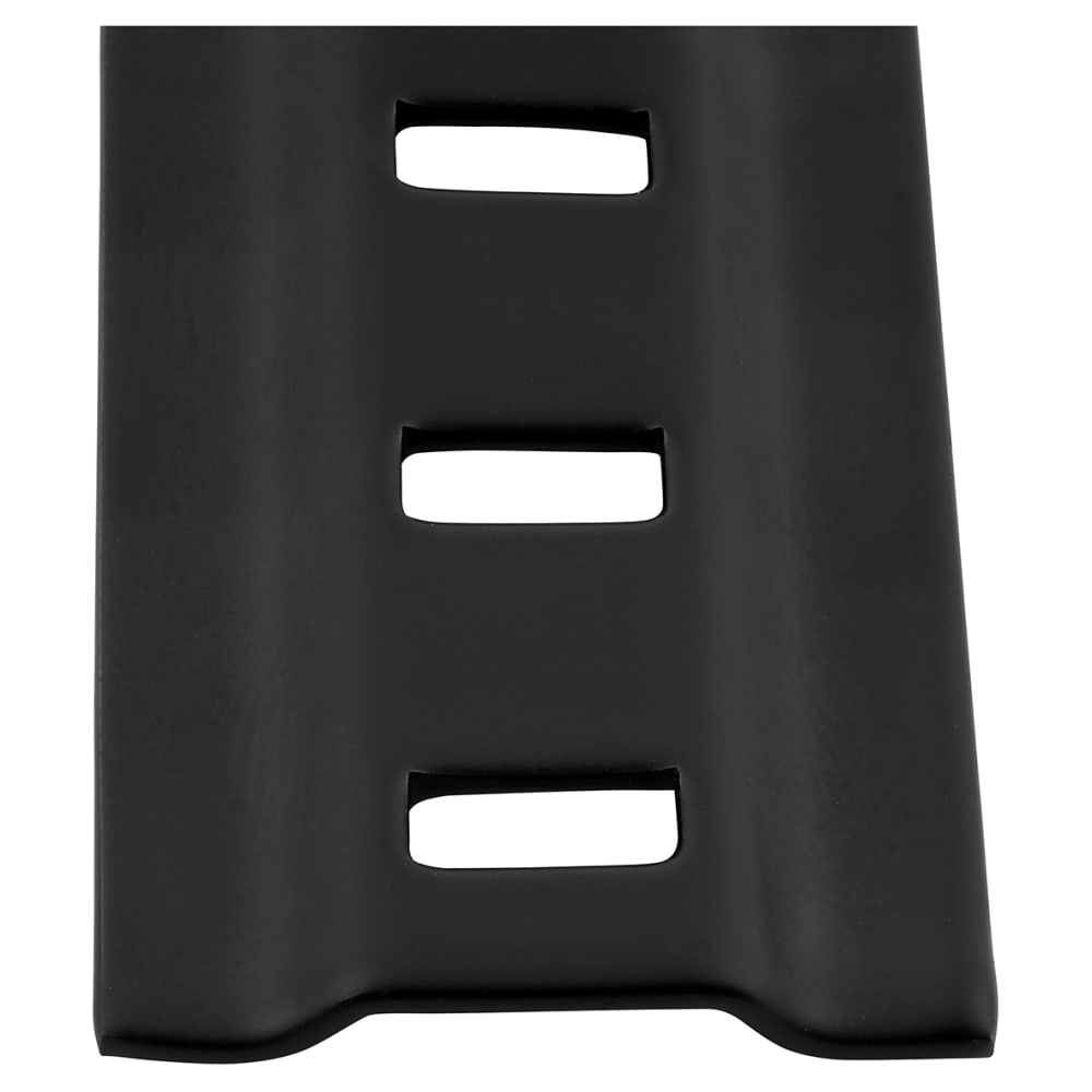 Altro Raised Bookcase Strip - 1829 x 24mm - Black Powder Coated