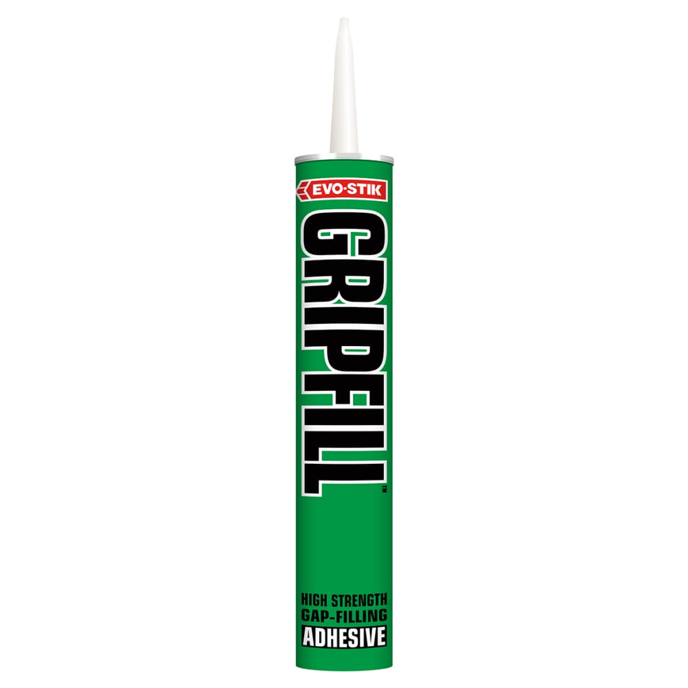 Evo-Stik Green Gripfill Grab Adhesive - Solvent Based - 350ml - Grey