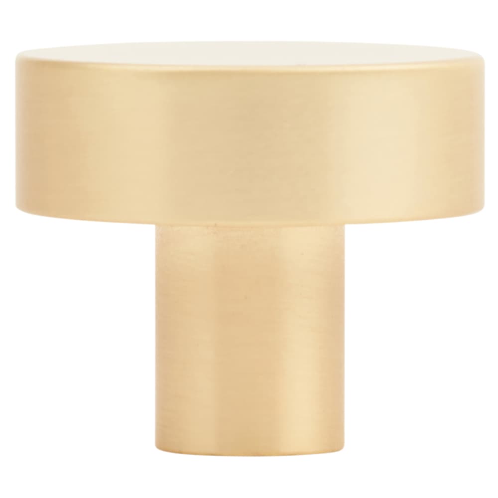 Altro Rye Round Cabinet Knob - 30mm Diameter - Satin Brass