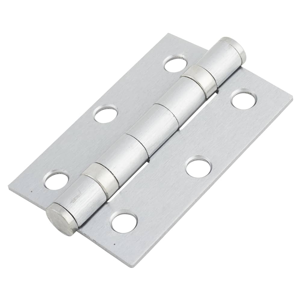 Jigtech Riva Latch Door Handle on Rose Kit - Passage - Satin Chrome