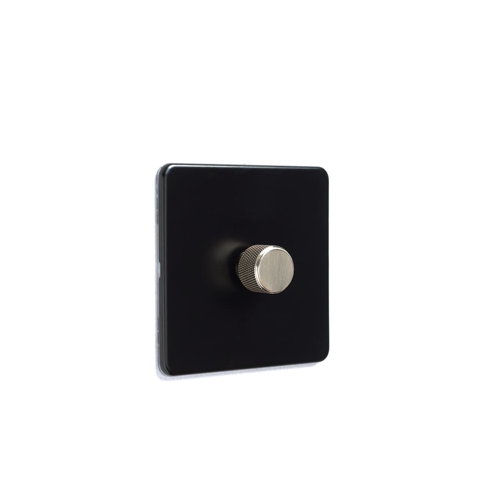 Knightsbridge Retrofit Knurled Dimmer Knob - Brushed Chrome