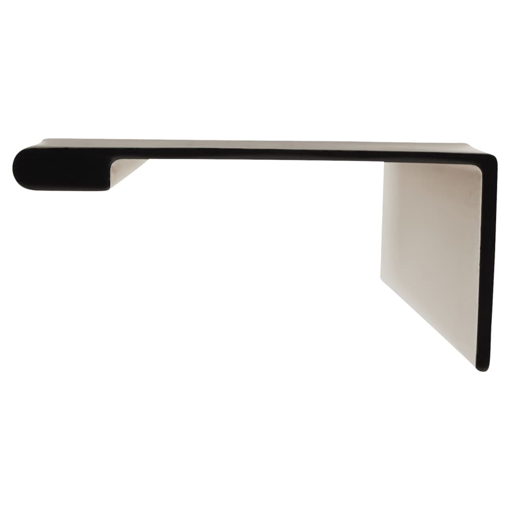 Touchpoint Vora Lipped Edge Cabinet Pull Handle - 64mm Centres - Black