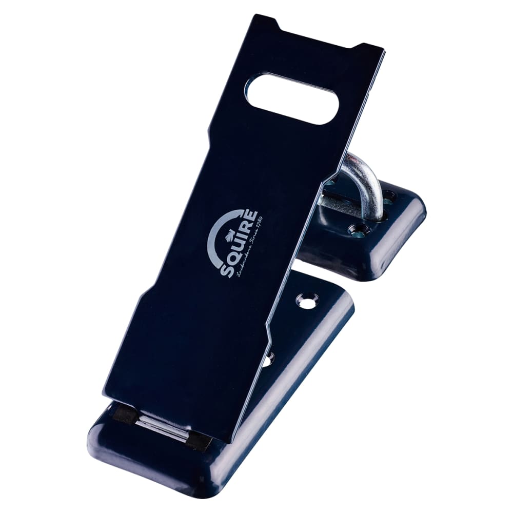 Squire Hardened Steel High Security Hasp & Staple 231 x 76mm Blue IronmongeryDirect Same