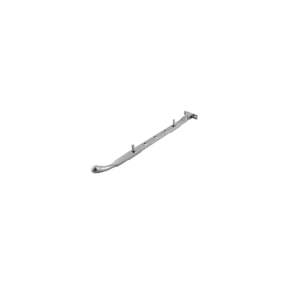 Altro Cast Bulb End Casement Window Stay - 12"/300mm Length - Satin Chrome