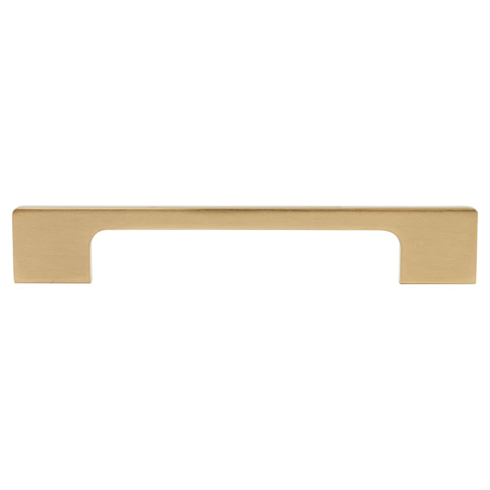 Altro 8mm Slim D-Bar Cabinet Pull Handle - 160mm Centres - Satin Brass