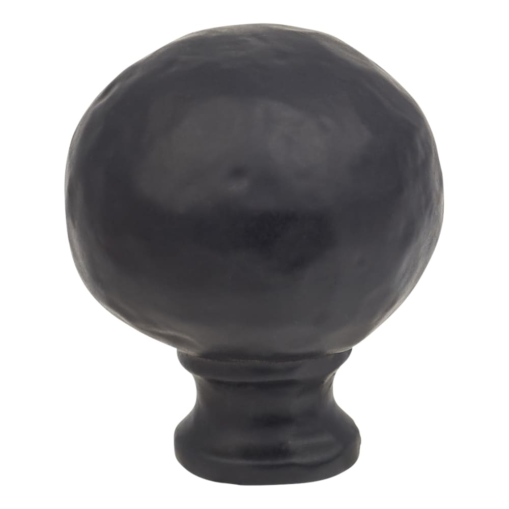 Olde Forge Ball Cabinet Knob - 30mm Diameter - Antique Black Iron