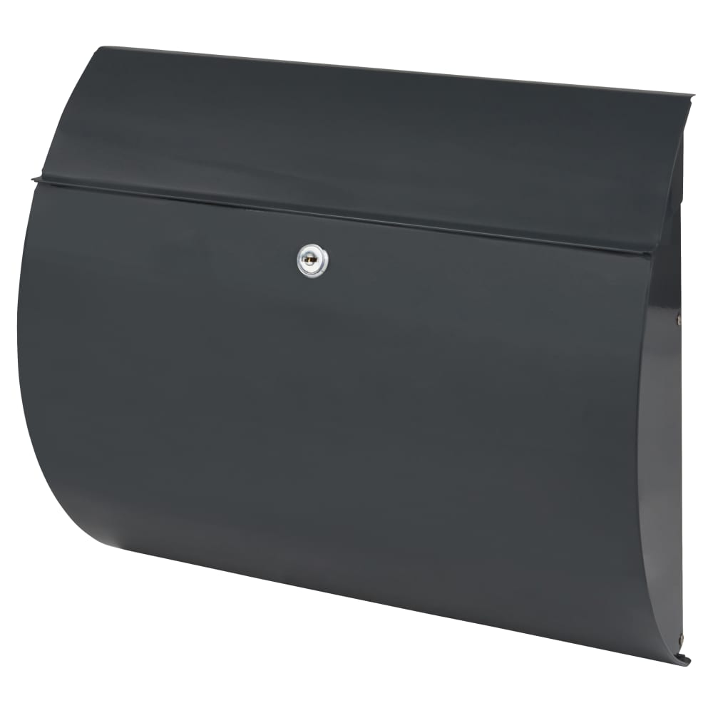 Burg Wachter Toscana Postbox - 330 x 376 x 106mm - Anthracite Grey