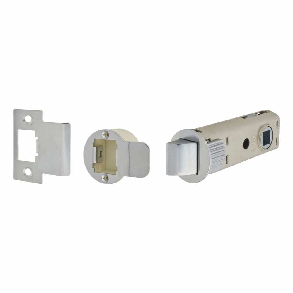 UNION JFL26 FastLatch Tubular Push-Fit Latch - 73mm Case - 57mm Backset - Round - Polished Chrome