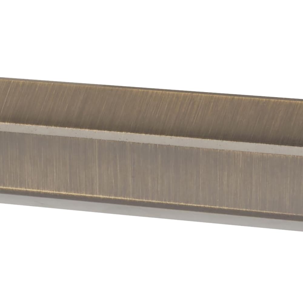 Altro Juno Hexagon Door Handle on Rose - Antique Brass