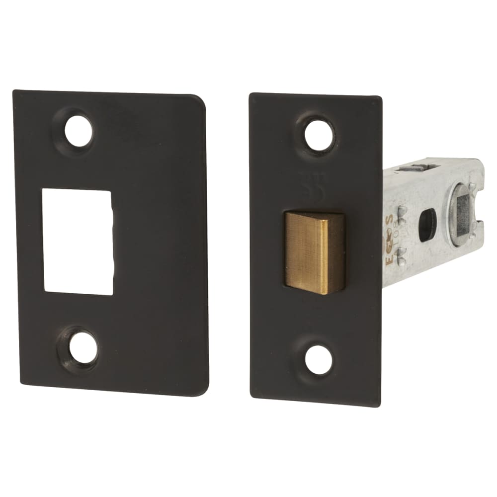 Serozzetta by Carlisle Brass Belas Latch Door Handle on Rose Ultimate Door Kit - Matt Black