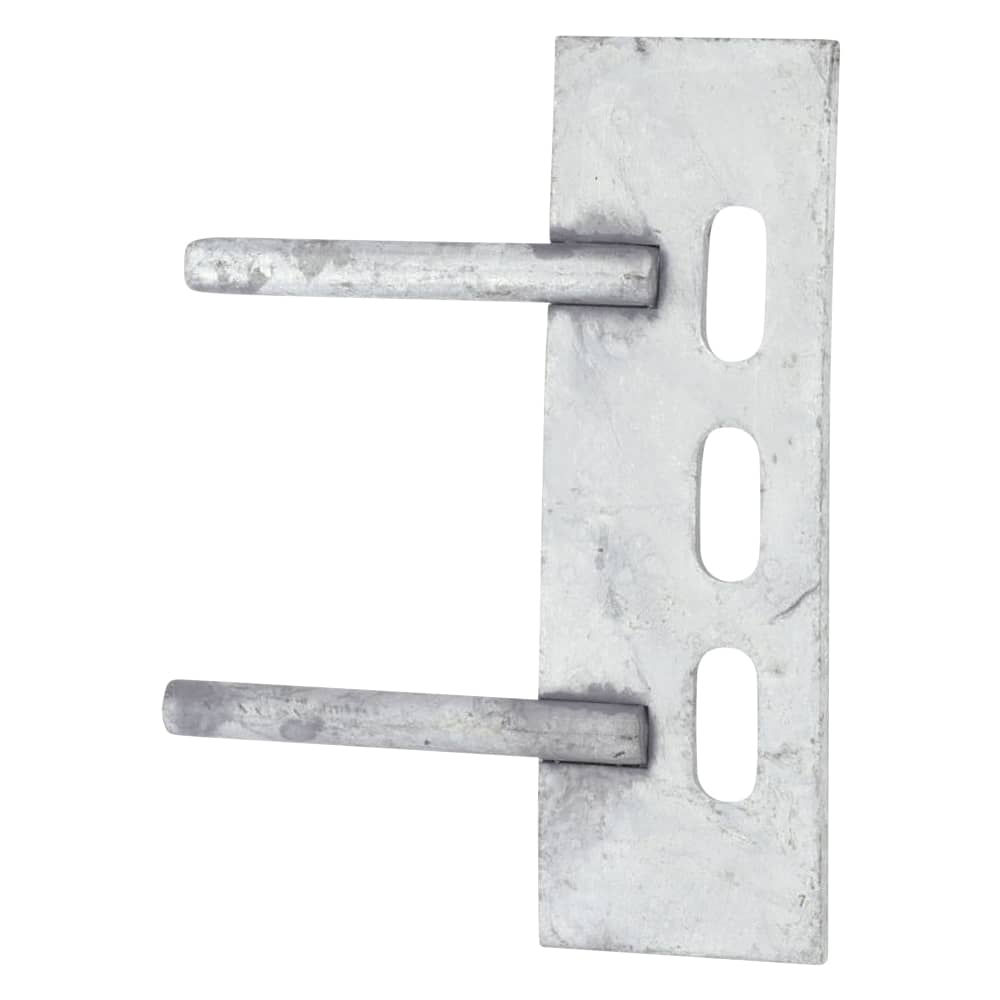 TIMCO Fence Panel Gravel Board Clip - 2 Pin - 50 x 150mm - Galvanised