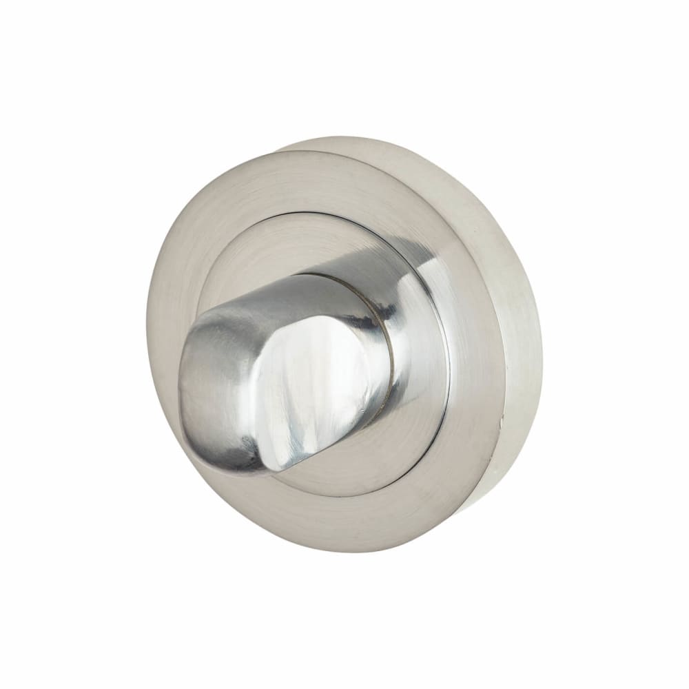 Touchpoint Bathroom Turn & Release - 50mm Diameter - Satin Chrome
