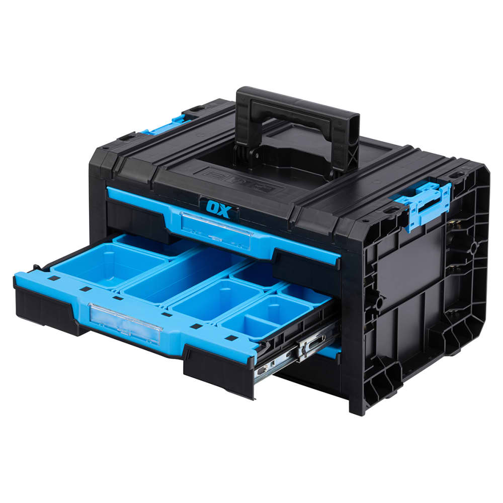 OX Tooltrek Trade 3 Drawer Tool Box - 446 x 310mm