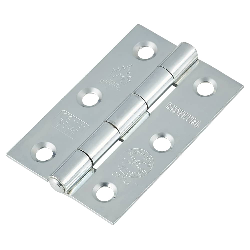 Touchpoint Budget Straight Privacy Door Handle Kit - Short Plate - Satin Chrome