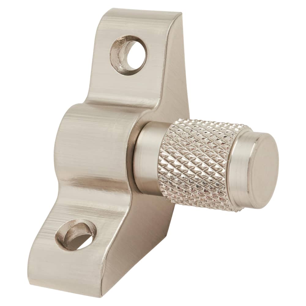 Altro Stair Rod with Knurled Finials - 900mm Length - Satin Nickel