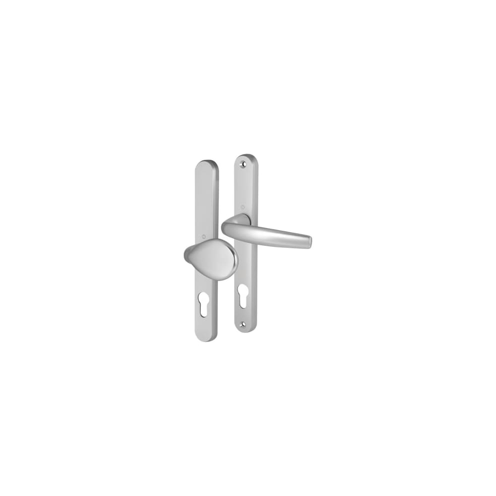Hoppe Atlanta 77G/3830N/1530 uPVC Multipoint Lever/Pad Door Handle - 92/62mm c/c - Silver