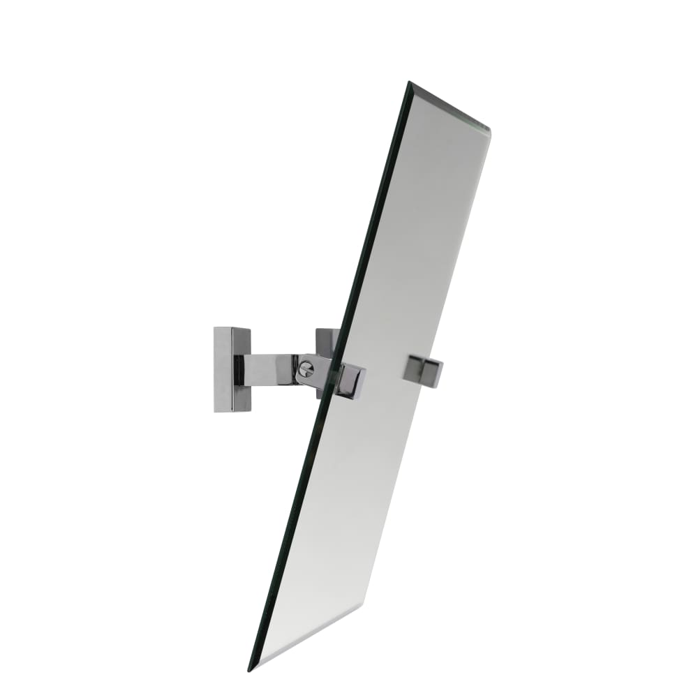 Croydex Chester Bathroom Mirror - Square - 380 x 380 x 90mm - Polished Chrome