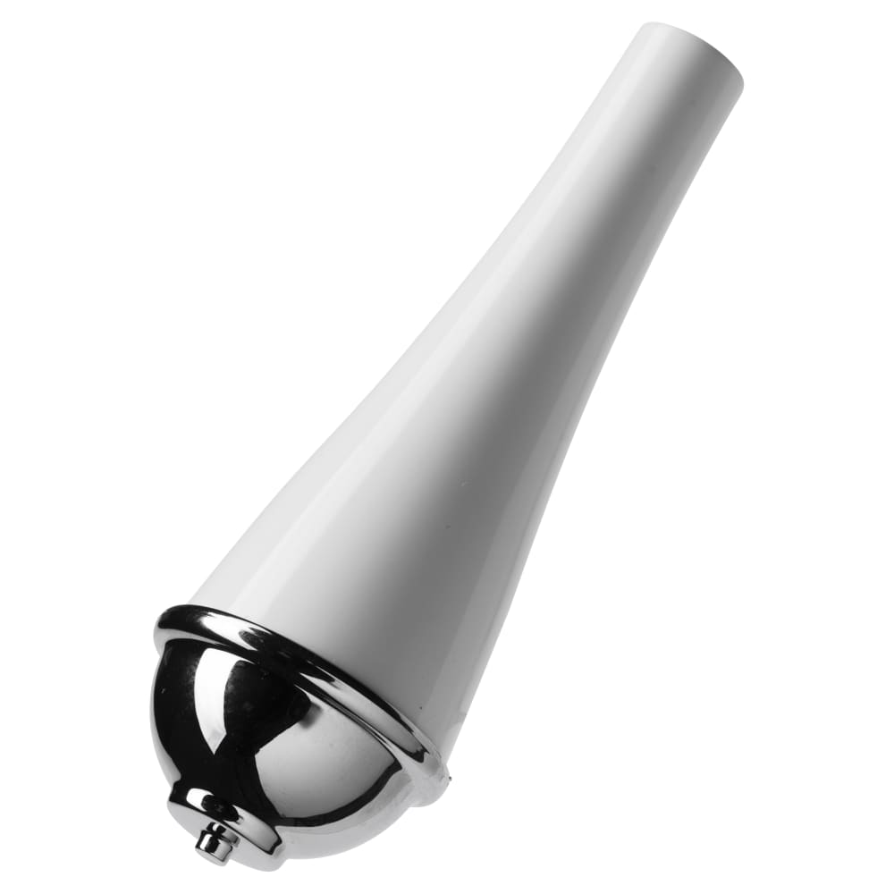 Croydex Classic Bathroom Light Pull - 75mm Length - Chrome/White Metal