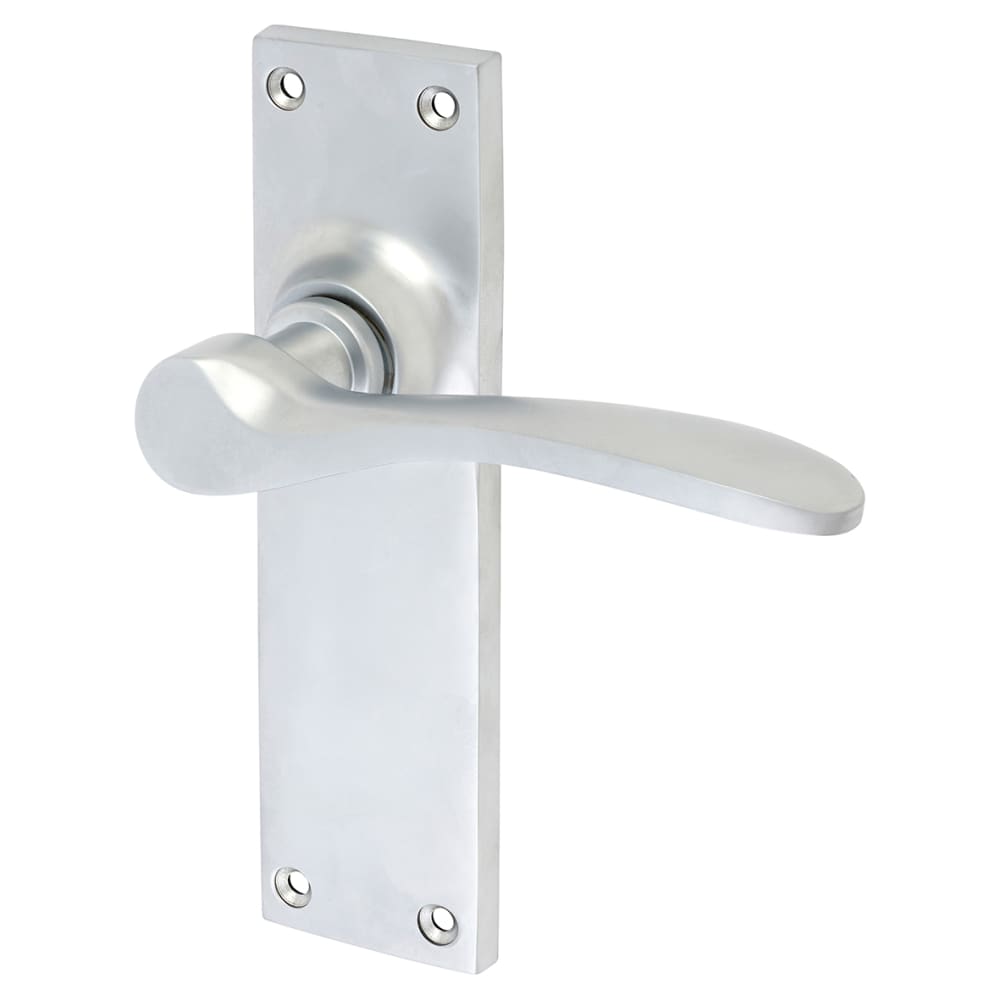 Hampstead Buckingham Latch Door Handle - 152 x 41mm - Satin Chrome