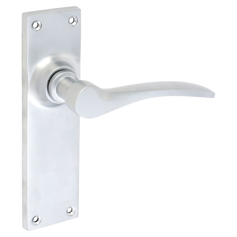 Hampstead Buckingham Latch Door Handle - 152 x 41mm - Satin Chrome