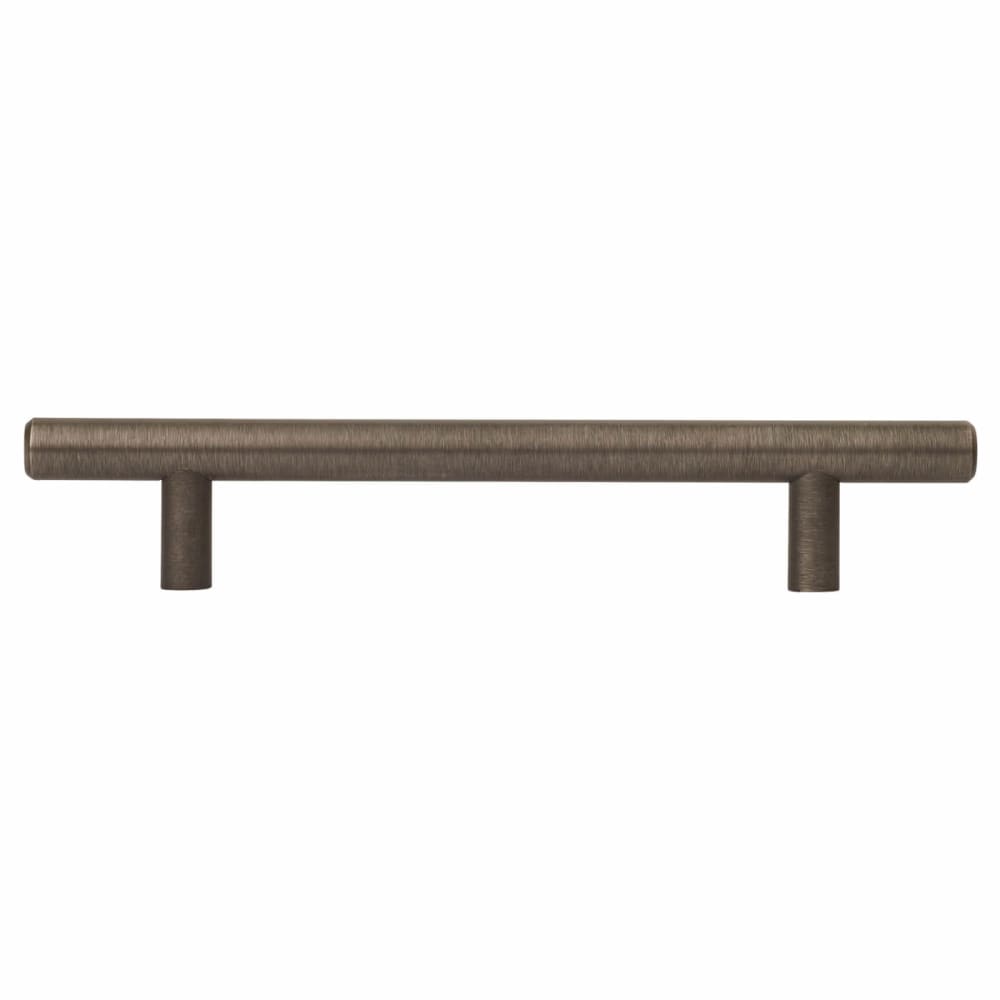 Altro 12mm T-Bar Cabinet Pull Handle - 128mm Centres - Brushed Pewter Effect