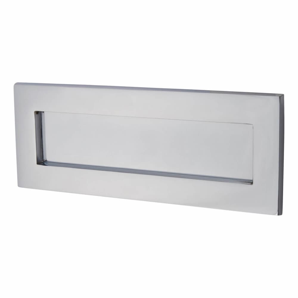 Heritage Brass by M Marcus Letter Plate - 254 x 101mm - Polished Chrome