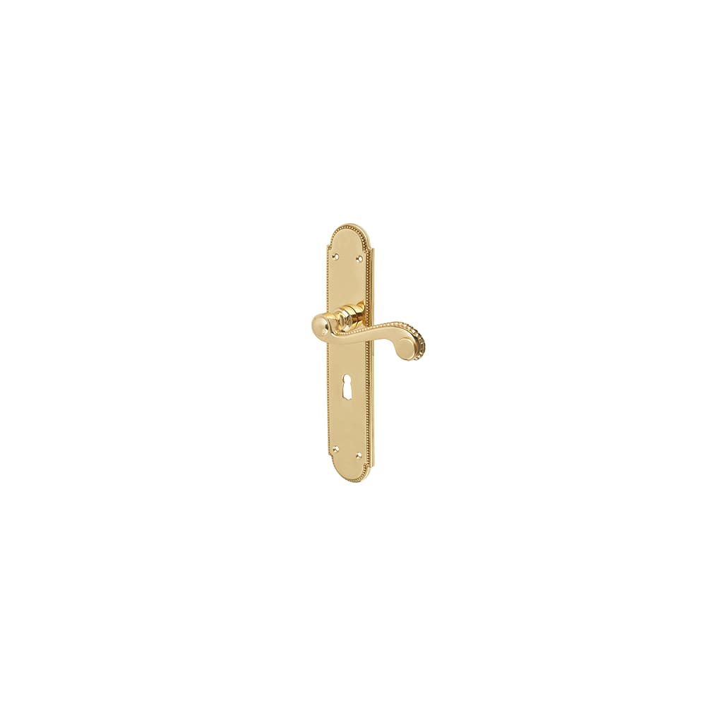Carlisle Brass Chesham Door Handle Keyhole Lock Set