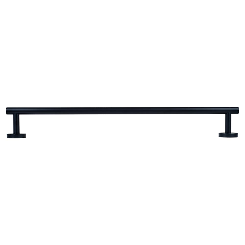Altro Essential Round Towel Rail - 600 x 80 x 50mm - Matt Black