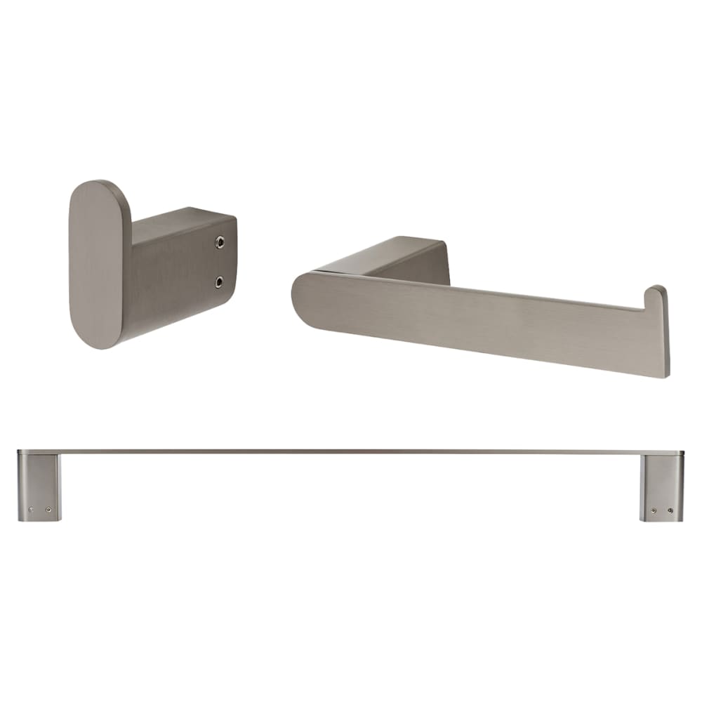 Altro Designer Bathroom Set - Gun Metal