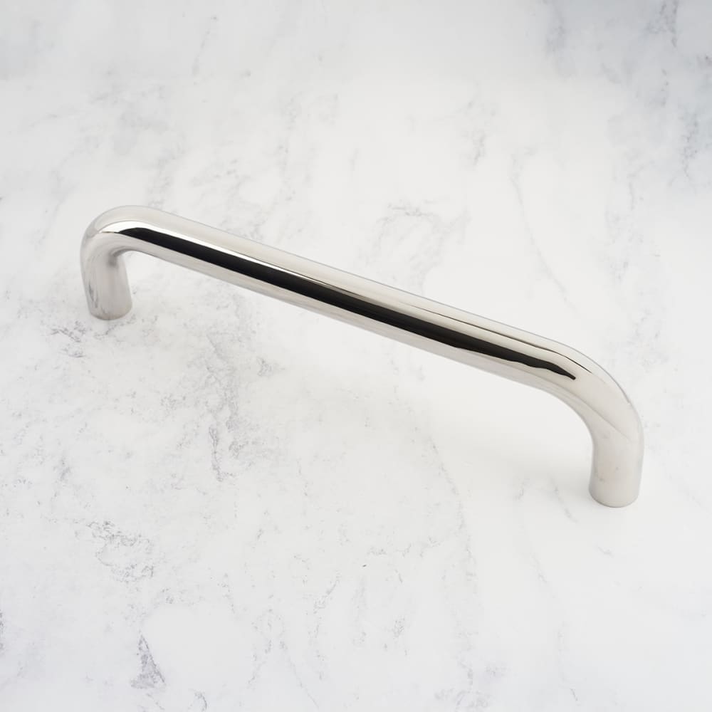 Altro 19mm D-Bar Door Pull Handle - Bolt Fix - 229mm Centres - Polished Stainless Steel