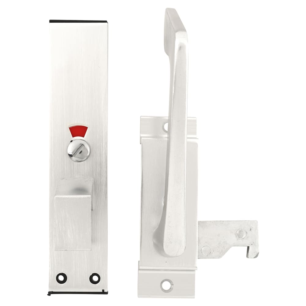 Disabled Toilet Handle Facility Cubicle Indicator Bolt - 178 x 38mm - Polished Anodised Aluminium