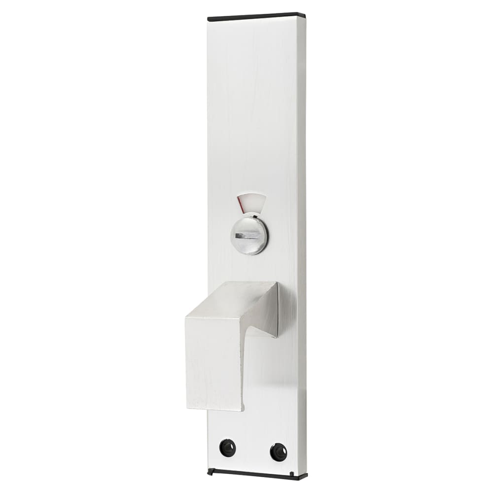 Disabled Toilet Handle Facility Cubicle Indicator Bolt - 178 x 38mm - Polished Anodised Aluminium
