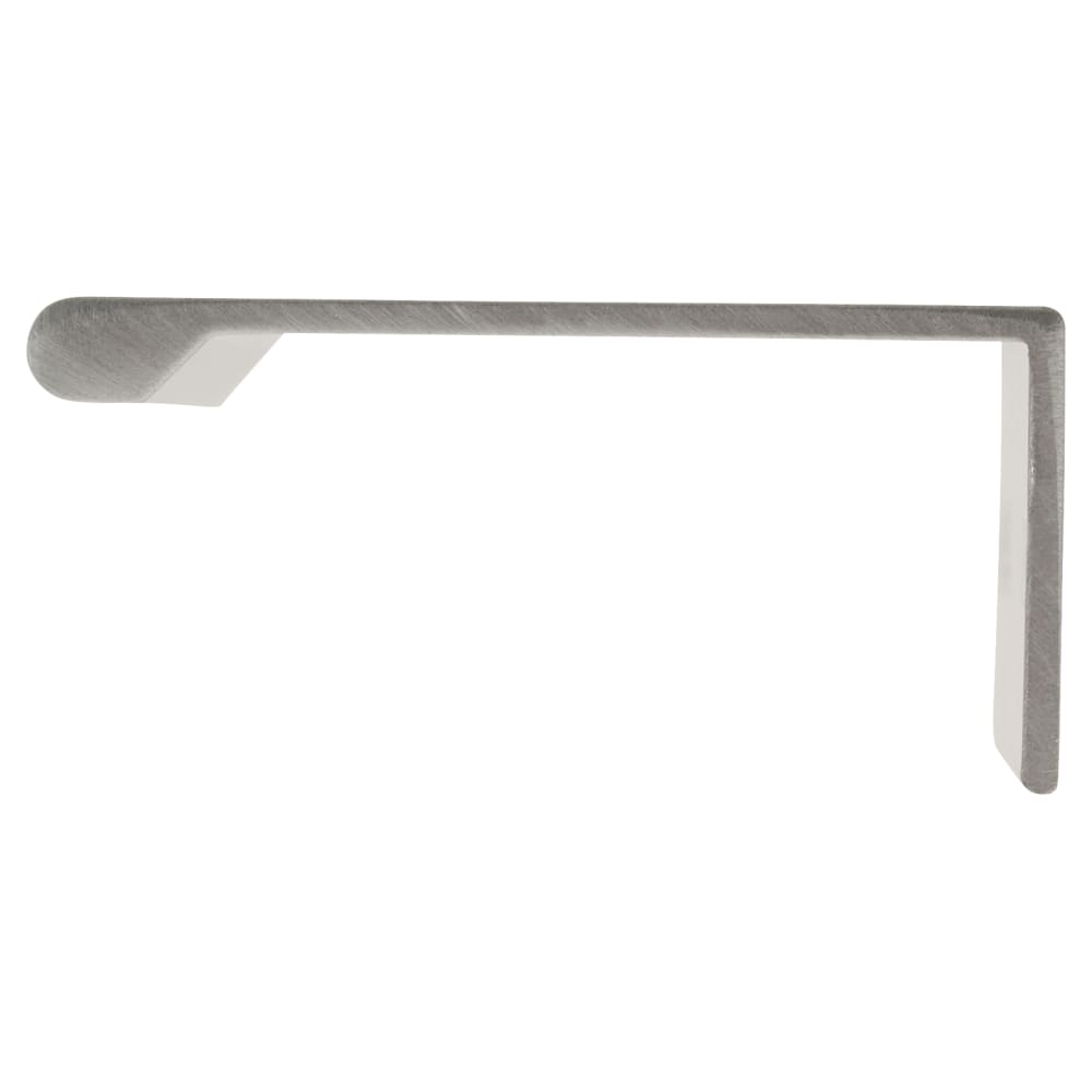 Touchpoint Serva Lipped Edge Cabinet Pull Handle - 96mm Centres - Brushed Aluminium