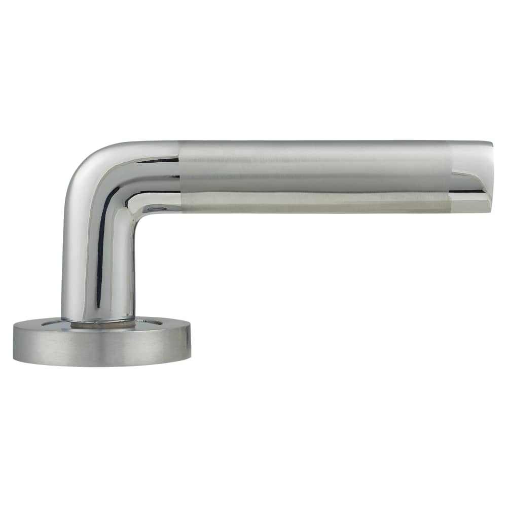 Hampstead Belmonte Door Handle on Rose - Polished/Satin Chrome