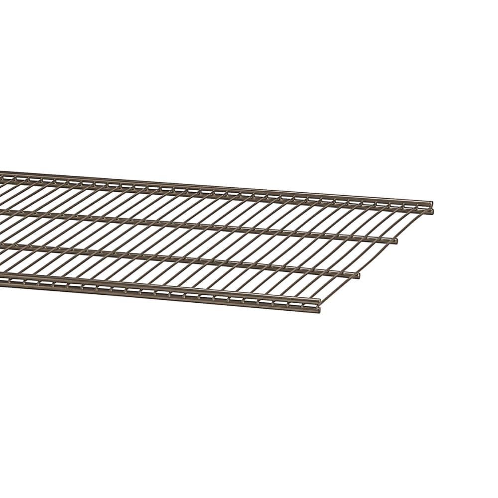 elfa Top Track System - Click In Ventilated Wire Shelf - 607 x 405mm - Graphite