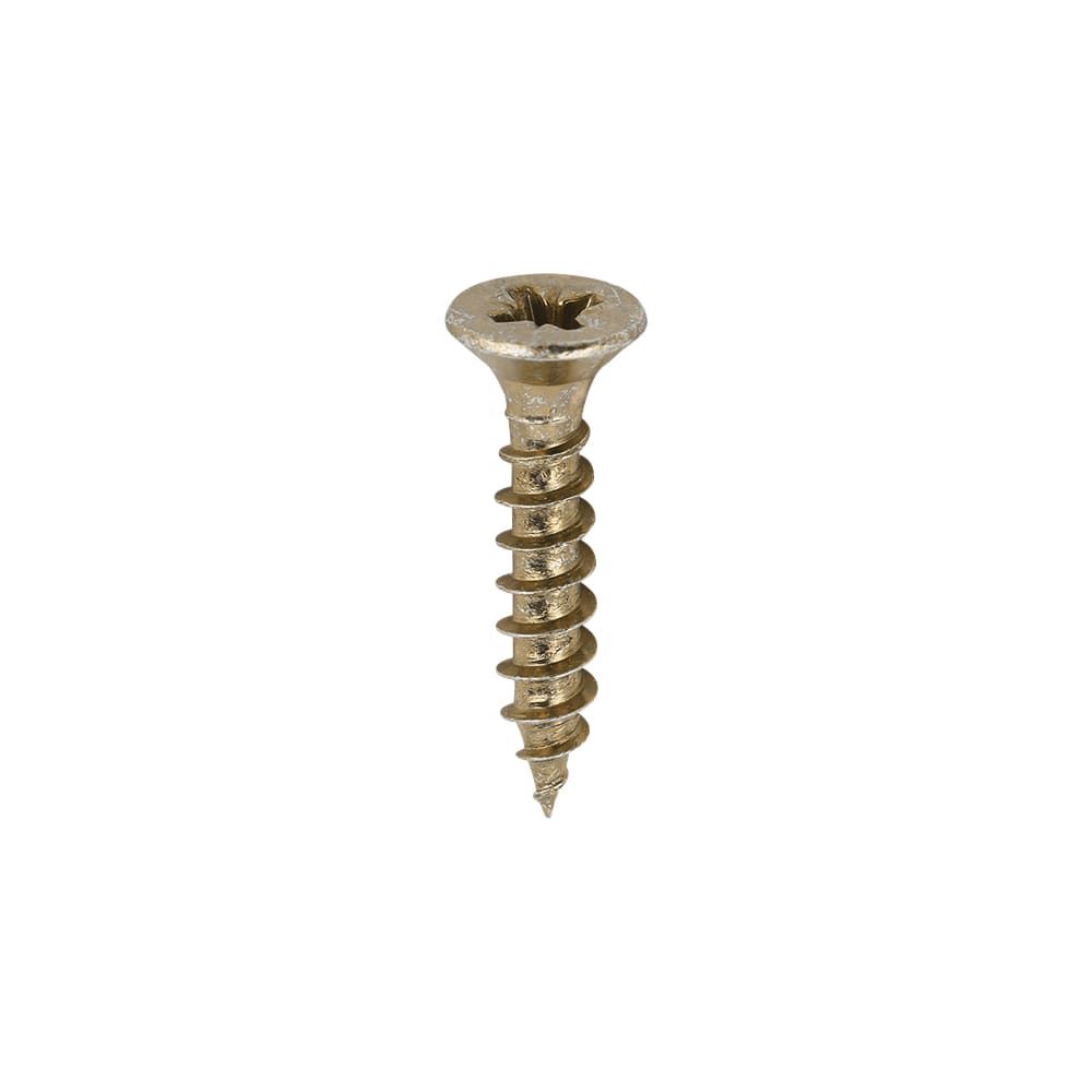 TIMCO Classic Pozi Countersunk Wood Screws - 3.0 x 16mm - Yellow Zinc - Pack of 200