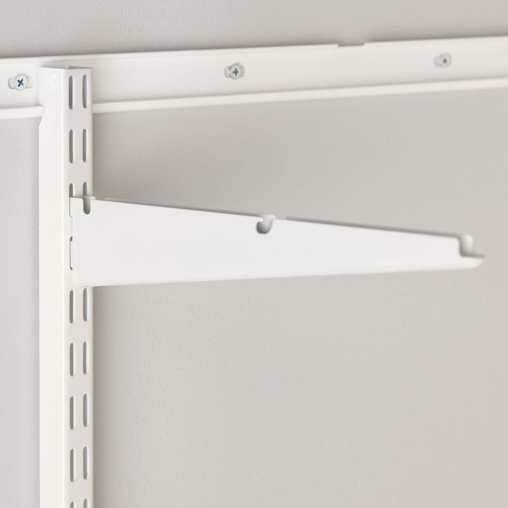 elfa Top Track System - Click In Shelf Bracket - 500mm Length - White
