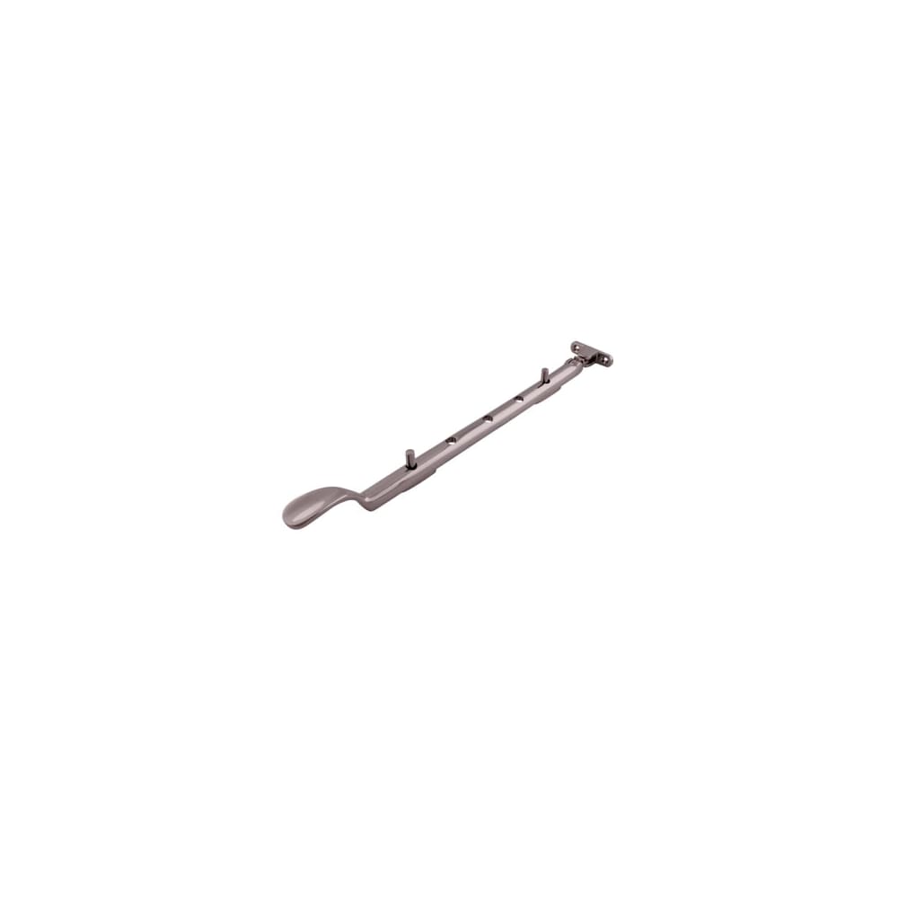 Altro Cast Victorian Casement Window Stay - 12"/300mm Length - Polished Nickel