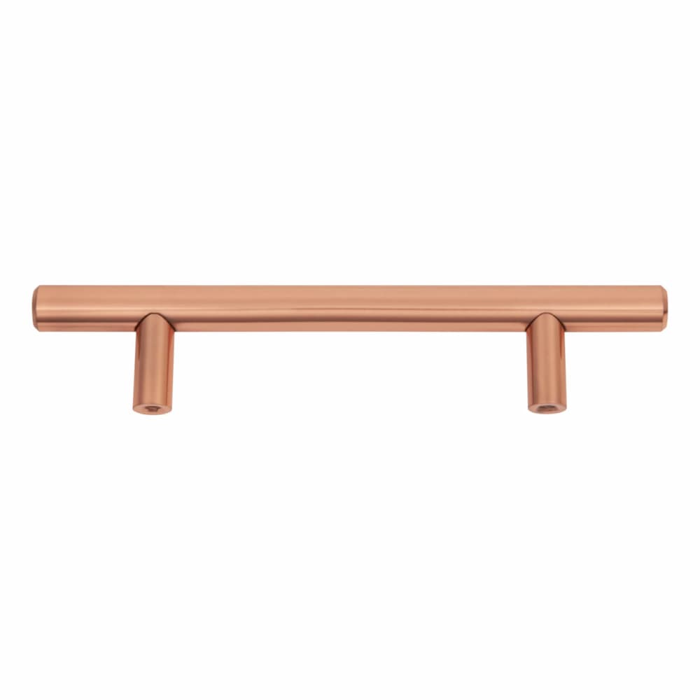 Altro 12mm T-Bar Cabinet Pull Handle - 96mm Centres - Bright Copper