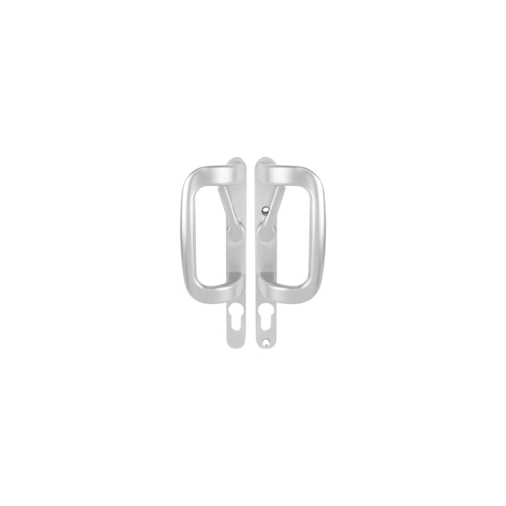 Trojan uPVC Patio Lock Door Handle - Euro - Silver