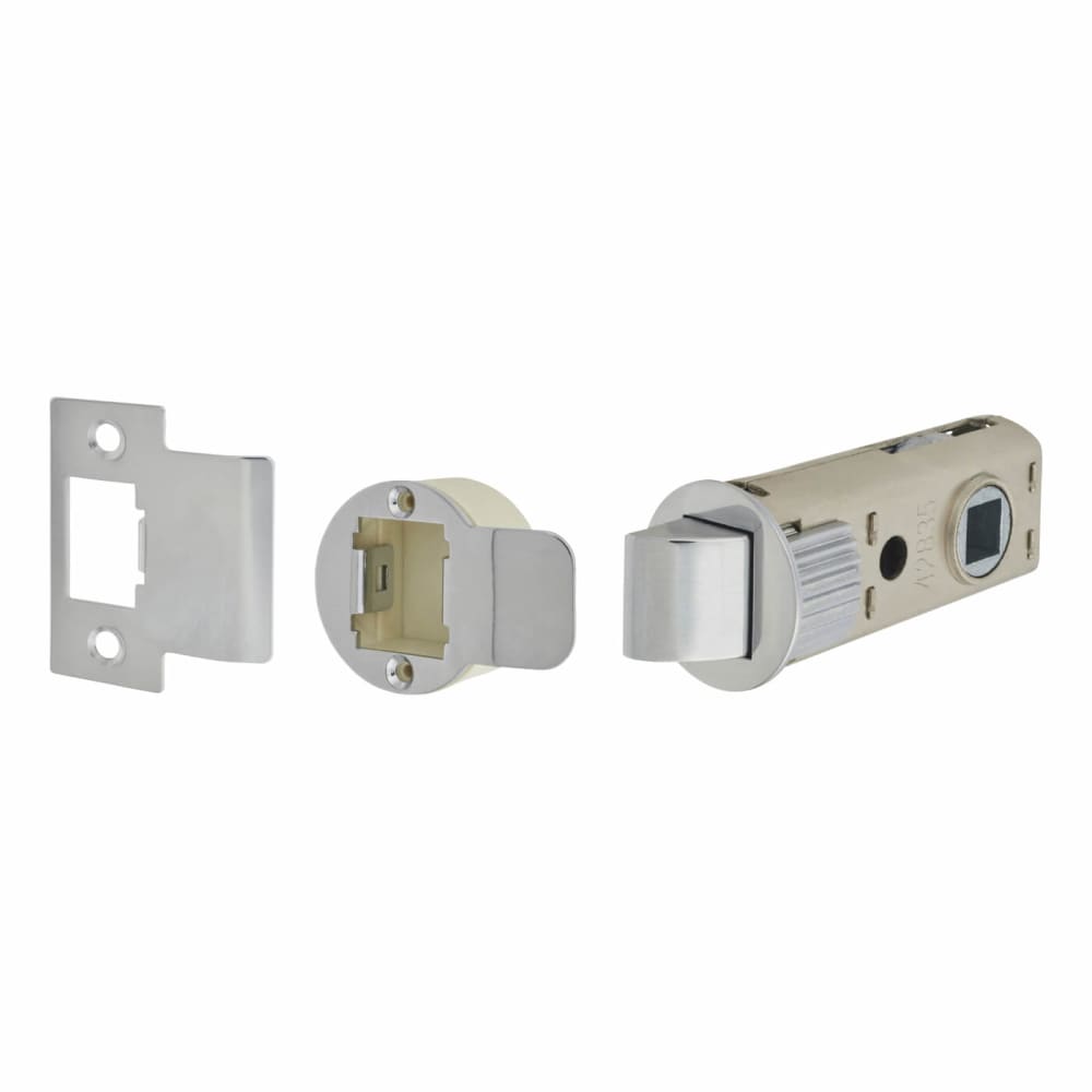UNION JFL26 FastLatch Tubular Push-Fit Latch - 60mm Case - 44mm Backset - Round - Polished Chrome