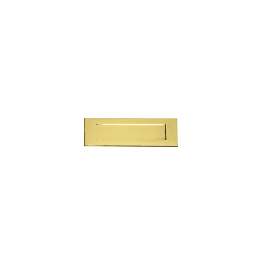 Letter Plate - 306 x 100mm - Polished Brass