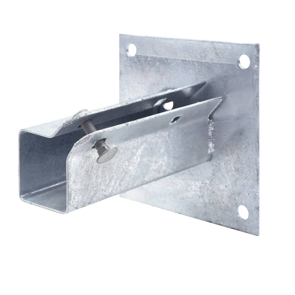 TIMCO Bolt Down Fence Post Shoe - Bolt Secure - 50 x 50mm - Galvanised