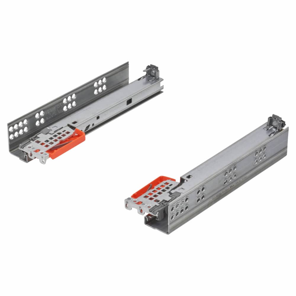Blum TANDEM BLUMOTION Soft Close Drawer Runners - Double Extension - 250mm Length - 30kg
