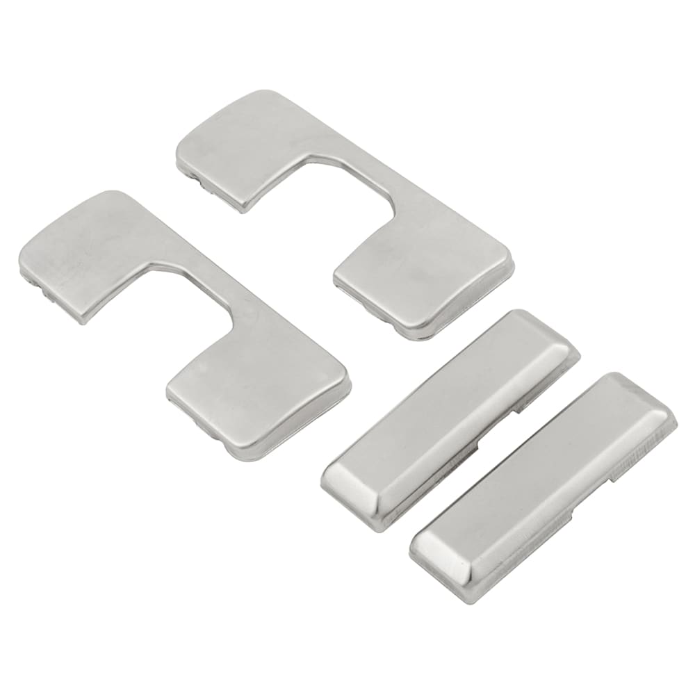 Klug Clip-on Soft Close Cabinet Hinge with Hinge Covers - 95° - Inset - Pair