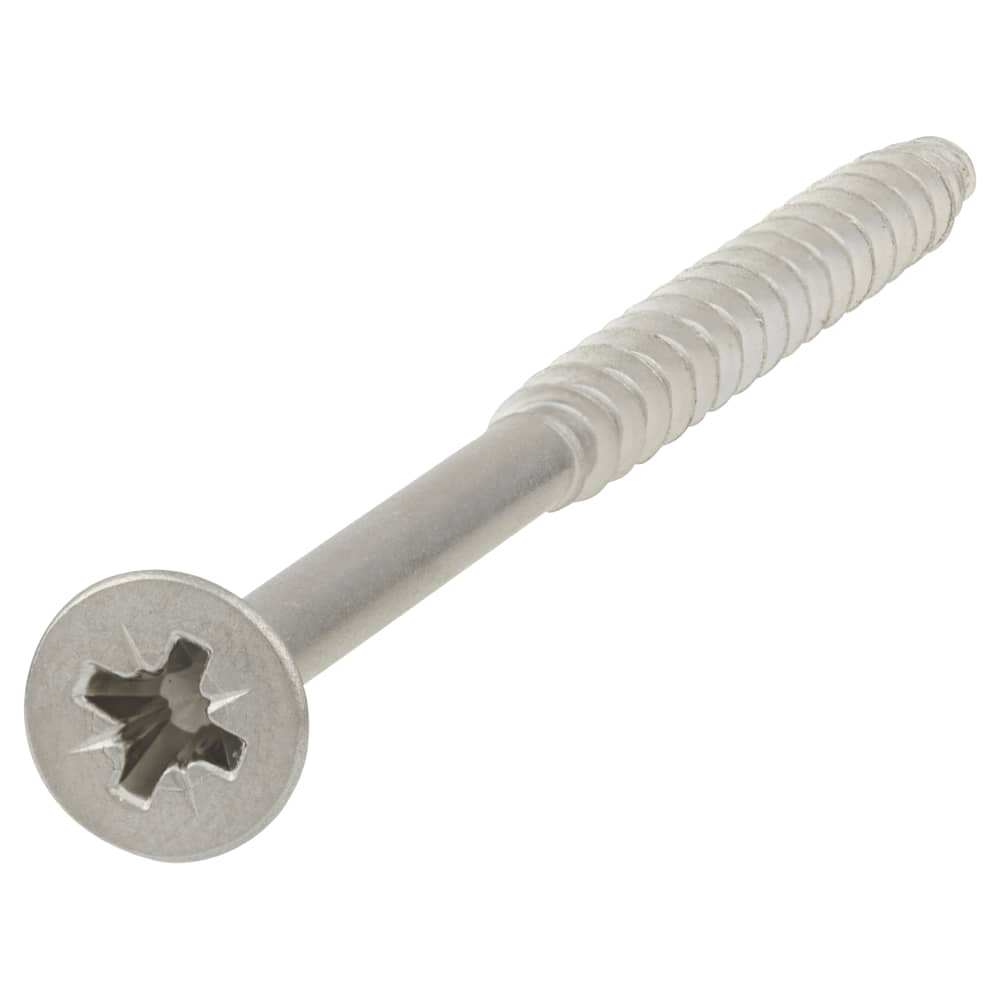 Reisser R2 Retinox Pozi Countersunk Wood Screws - 5.0 x 100mm - A2 Stainless Steel - Pack of 200