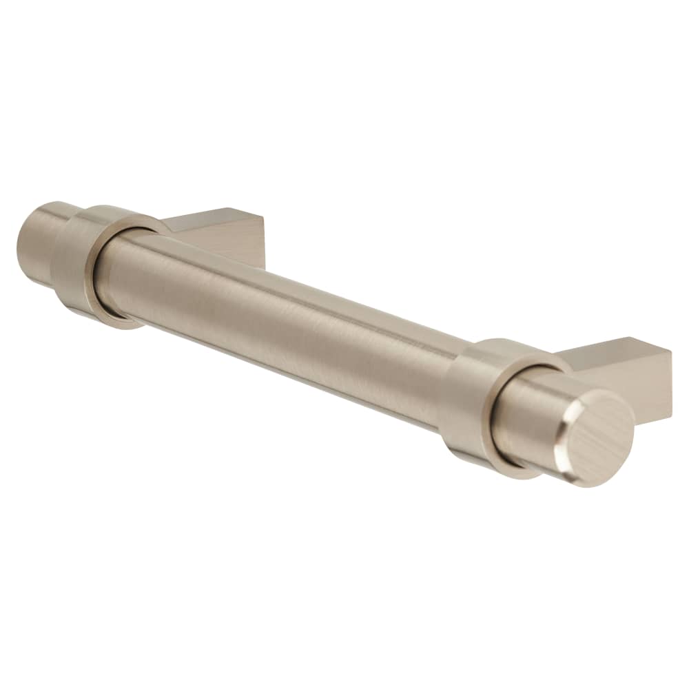 Altro Collared T-Bar Cabinet Handle - 192mm Centres - Satin Stainless ...