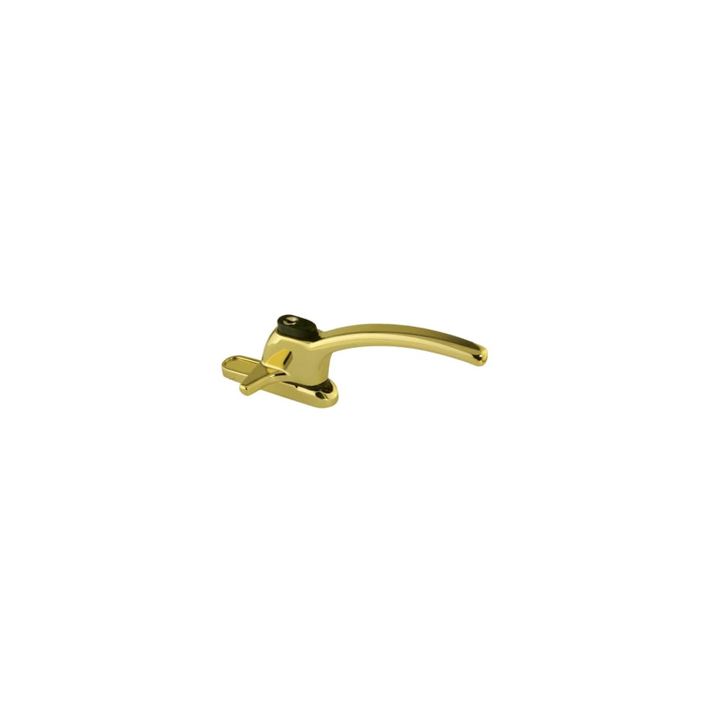 ERA uPVC/Timber Cockspur Locking Window Handle - 12mm Nose Height - Right Hand - Gold