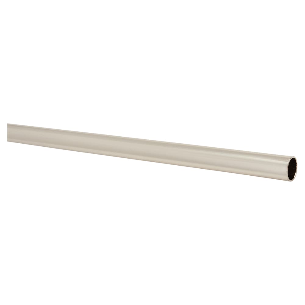 Altro Stair Rod with Knurled Finials - 900mm Length - Polished Nickel
