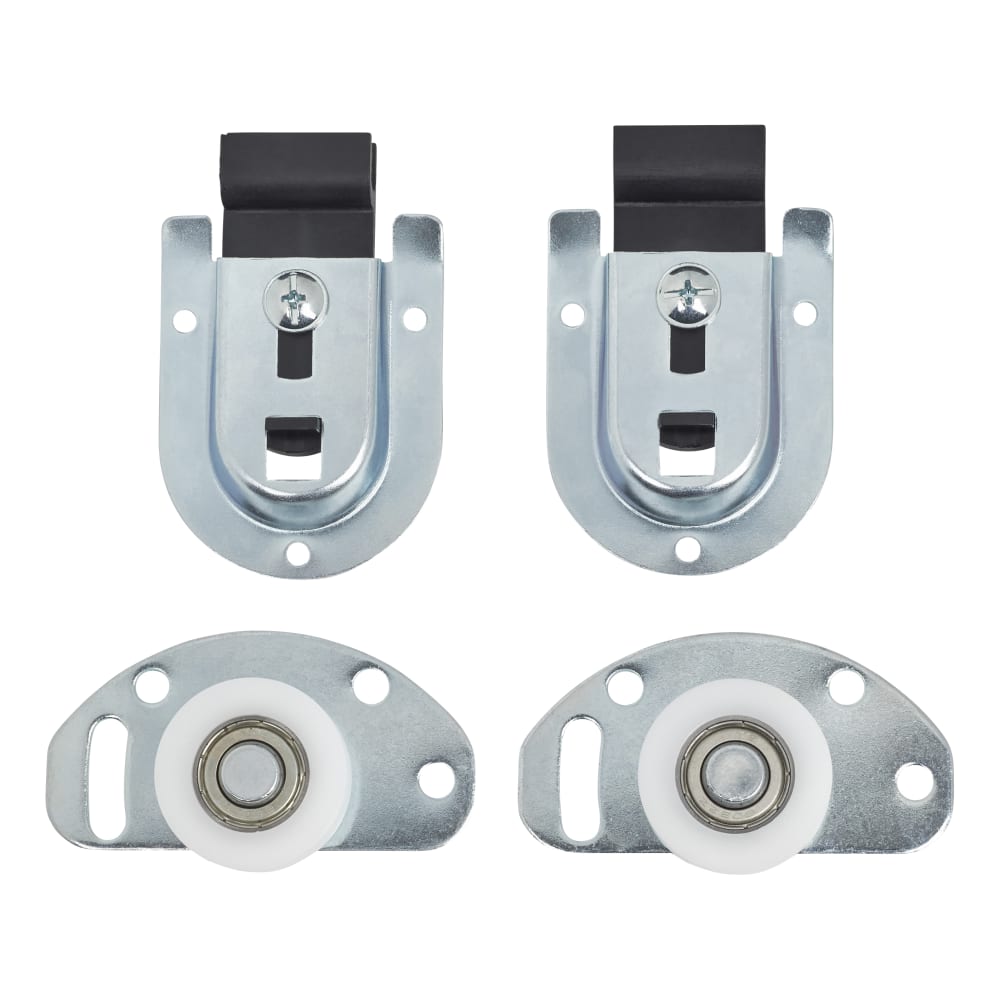 Klug Straight Sliding Cabinet Fittings Pack - 50kg Max Door Weight